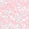 T496 Бисер TOHO Hexagon, размер 11/0, цвет Цейлон, нежно-розовый, 5 грамм
